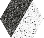 Дизайнерска плочка Onil Black Hex 20x24 - Image 4