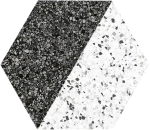 Дизайнерска плочка Onil Black Hex 20x24 - Image 5