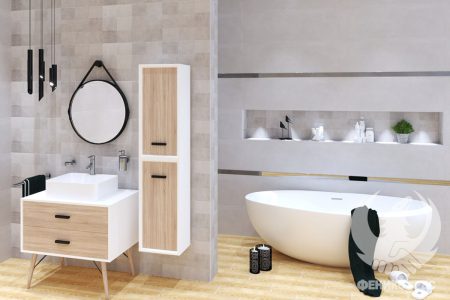 Oyster 33.3x100 серия плочки за баня