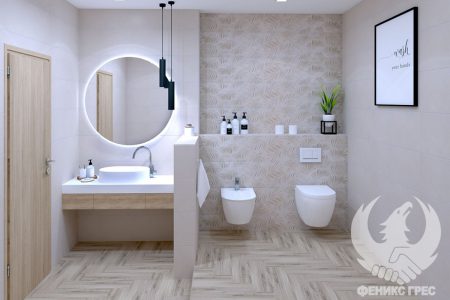 Palmeto Bone 30x90 серия плочки за баня