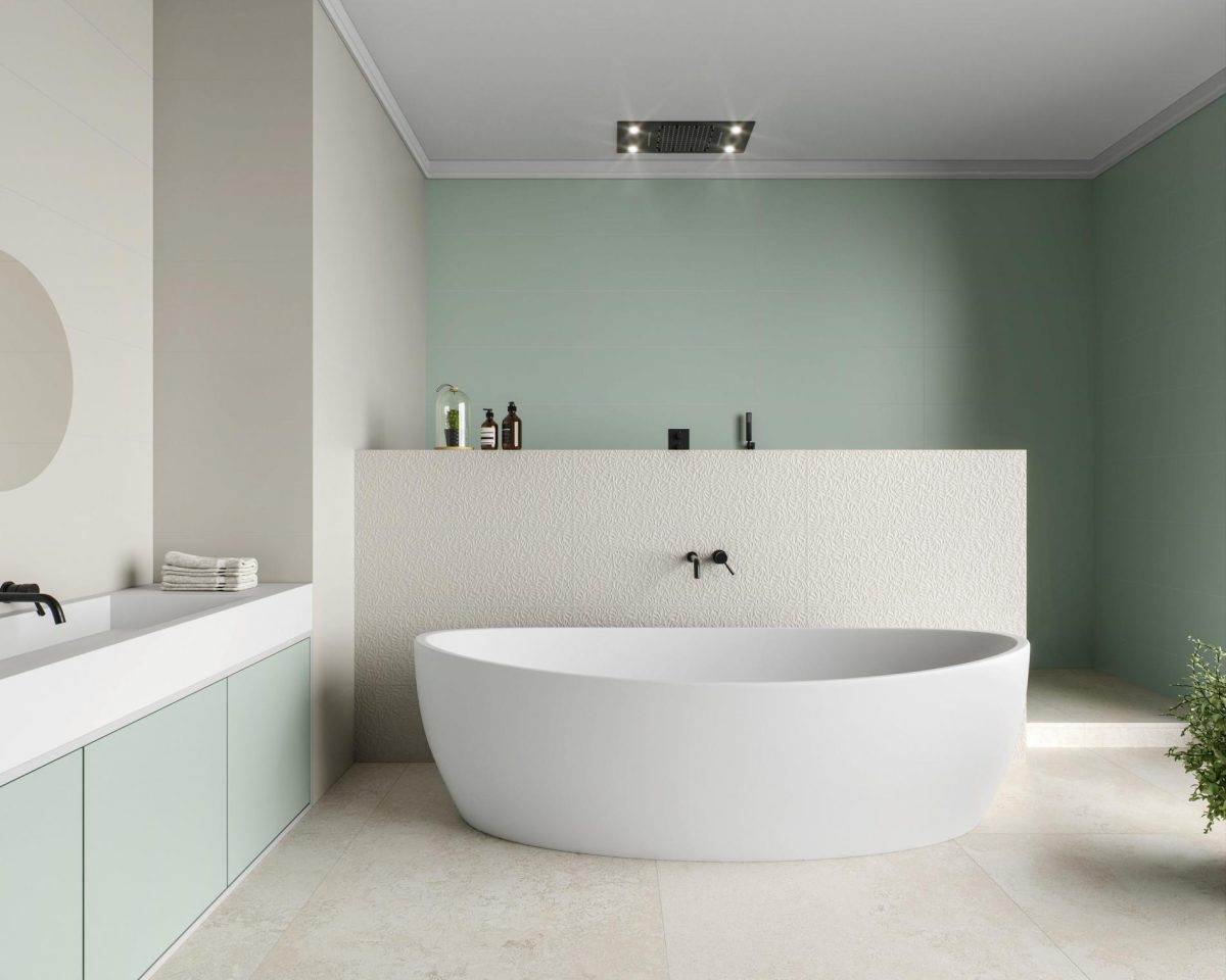 Irida White 30x90 серия плочки за баня - Image 2