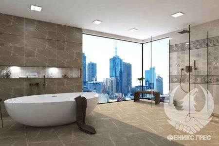 Pandora Taupe 25x80 серия плочки за баня