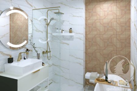 Portofino Gold 33.3x55 серия плочки за баня