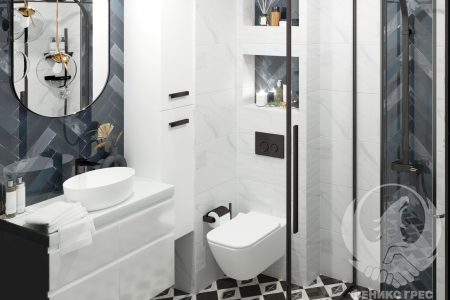 Portofino Blanco 33.3x55 серия плочки за баня