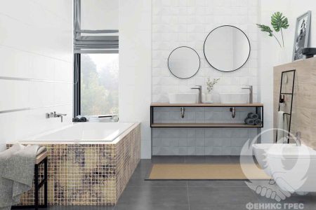 Sweet Home Quadra 25x75 серия плочки за баня