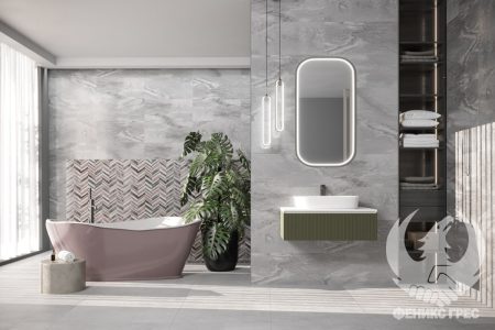 Rapolano Grey 30x60 серия плочки за баня