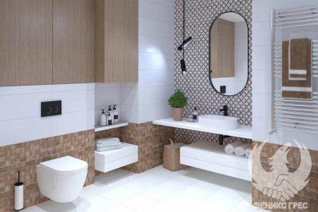 Riga 25x75 серия плочки за баня