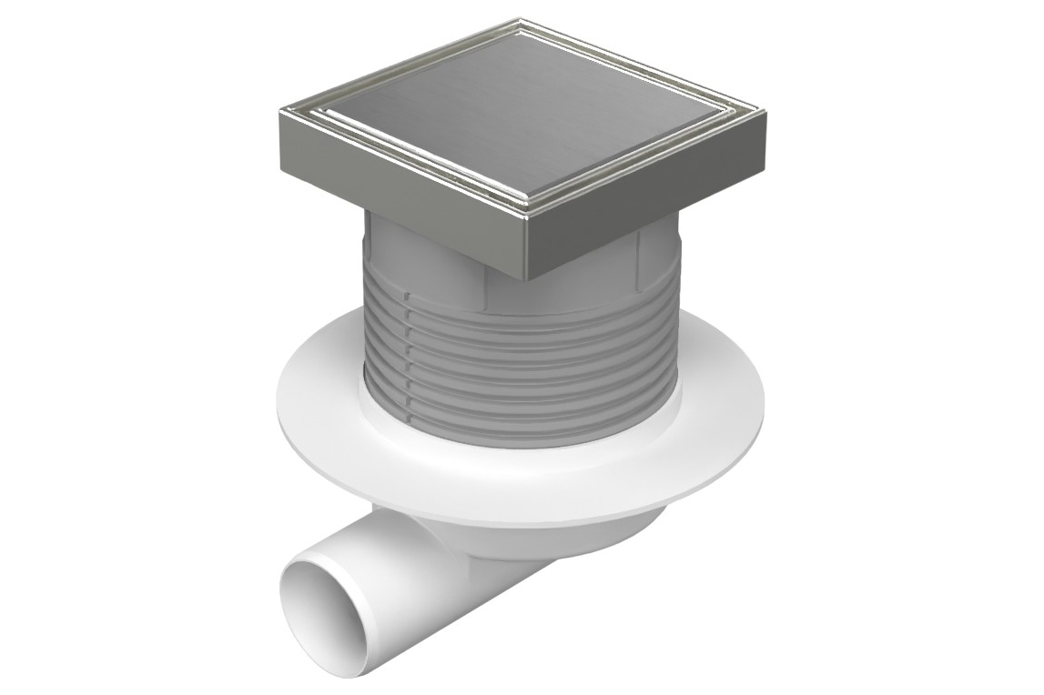 s-425-x-l-main-1.jpeg Точков подов сифон Neptun Chudej с рамка от неръждаема стомана - Image 1