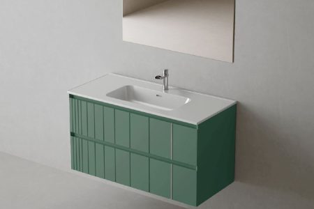 Конзолен шкаф Pole Mint Green Matt 80см