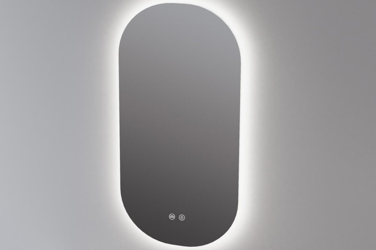 Овално огледало с осветление Pill 50x90 - Image 5