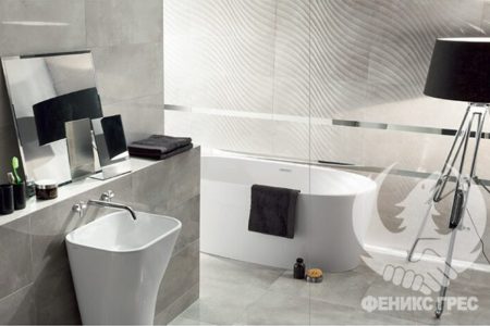 Solei Grey 29.8x74.8 серия плочки за баня