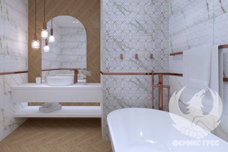 Aston 25x75 серия плочки за баня