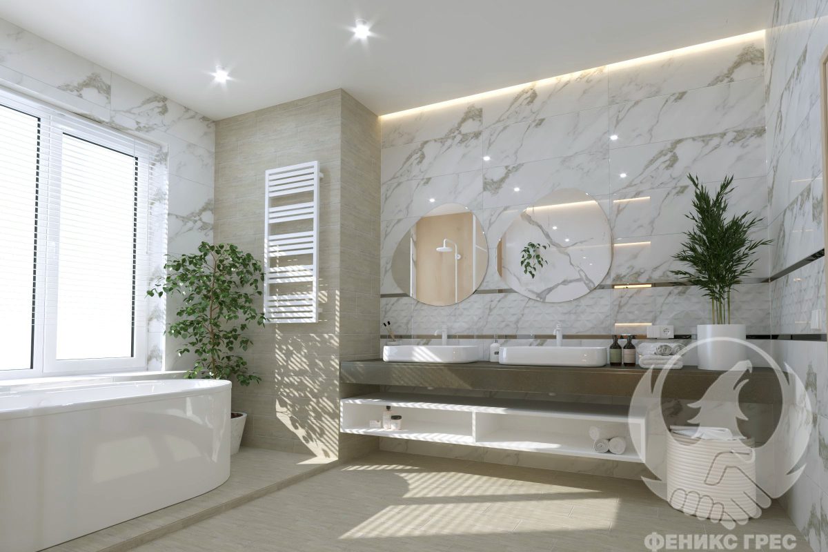 Oasis Green 30x90 серия плочки за баня - Image 1