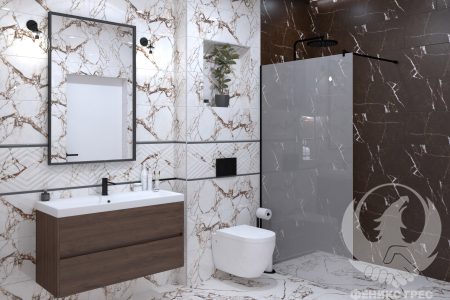 Vira Brown 30x90 серия плочки за баня