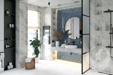 Baikal Blue 30x90 серия плочки за баня