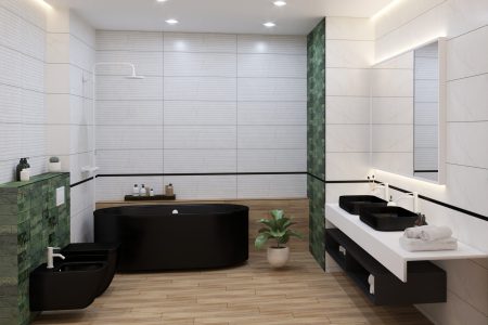 Sublime Blanco Brillo 30x90 серия плочки за баня