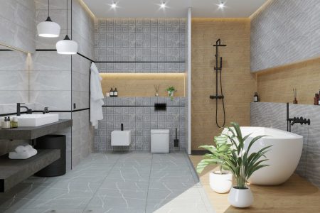 Tempo Ash 30x90 серия плочки за баня