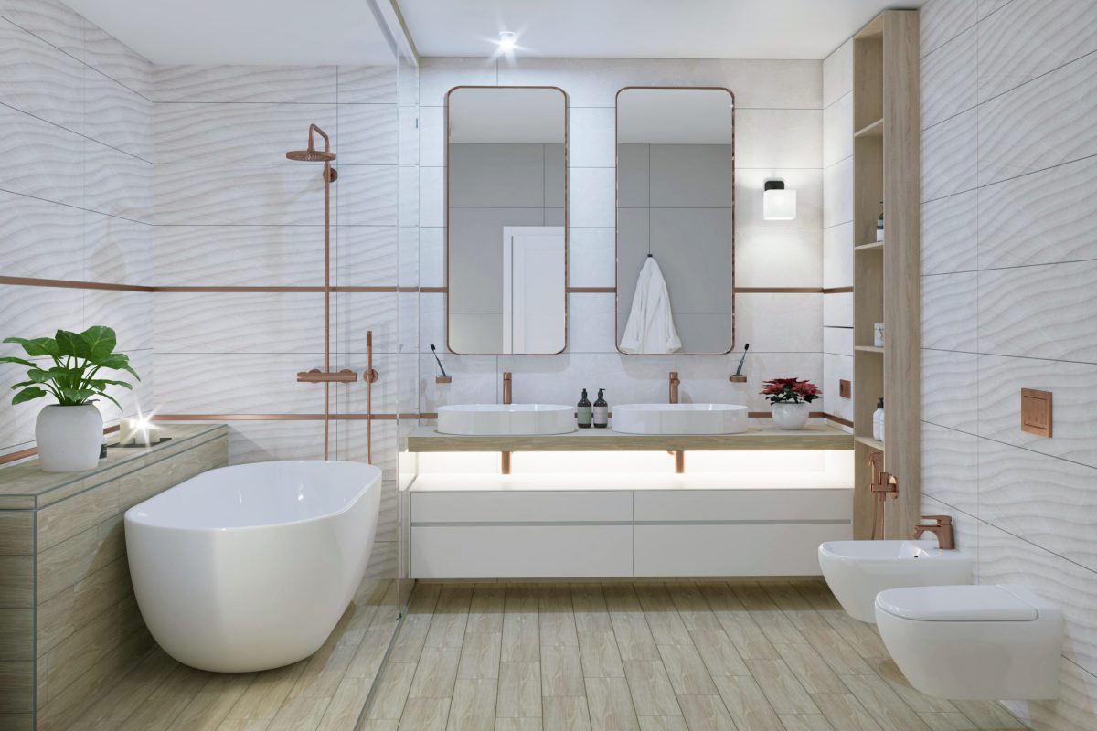 Tempo Cotton 30x90 серия плочки за баня - Image 1