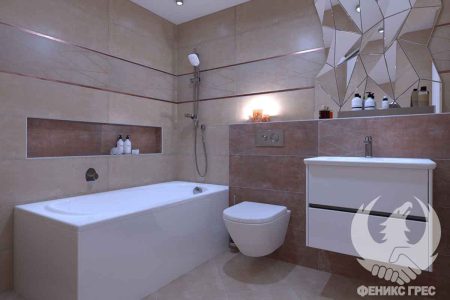 Terra Beige 30x90 серия плочки за баня