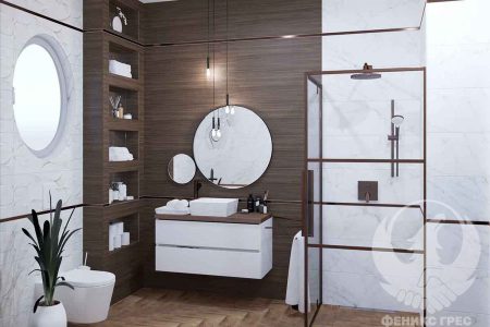 Trevi 30x90 серия плочки за баня