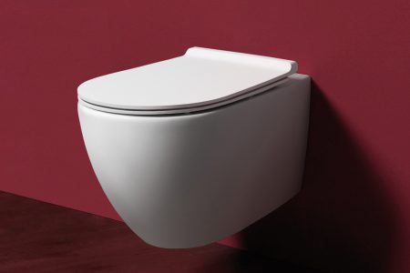 Конзолна тоалетна Vignoni Бял гланц