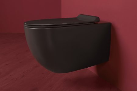 Конзолна тоалетна Vignoni Black Matt