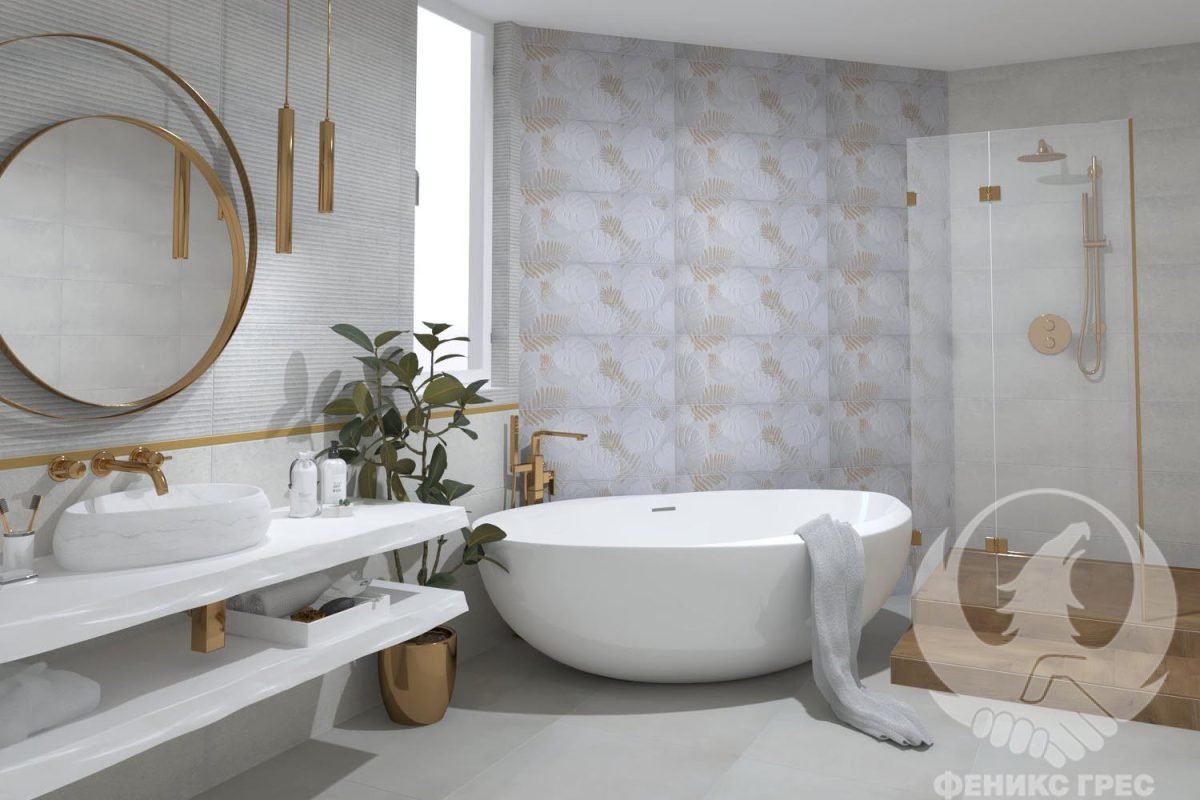 Core Snow 30x75 серия плочки за баня - Image 1