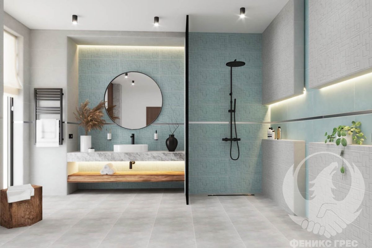 Lisbon Stone/Sky 30x75 серия плочки за баня - Image 1