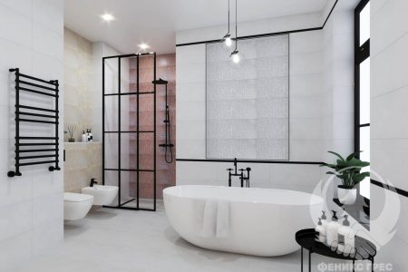 Lisbon White/Clay/Sand/Town 30x75 серия плочки за баня