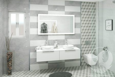 Gravel Gris 20x60 серия плочки за баня