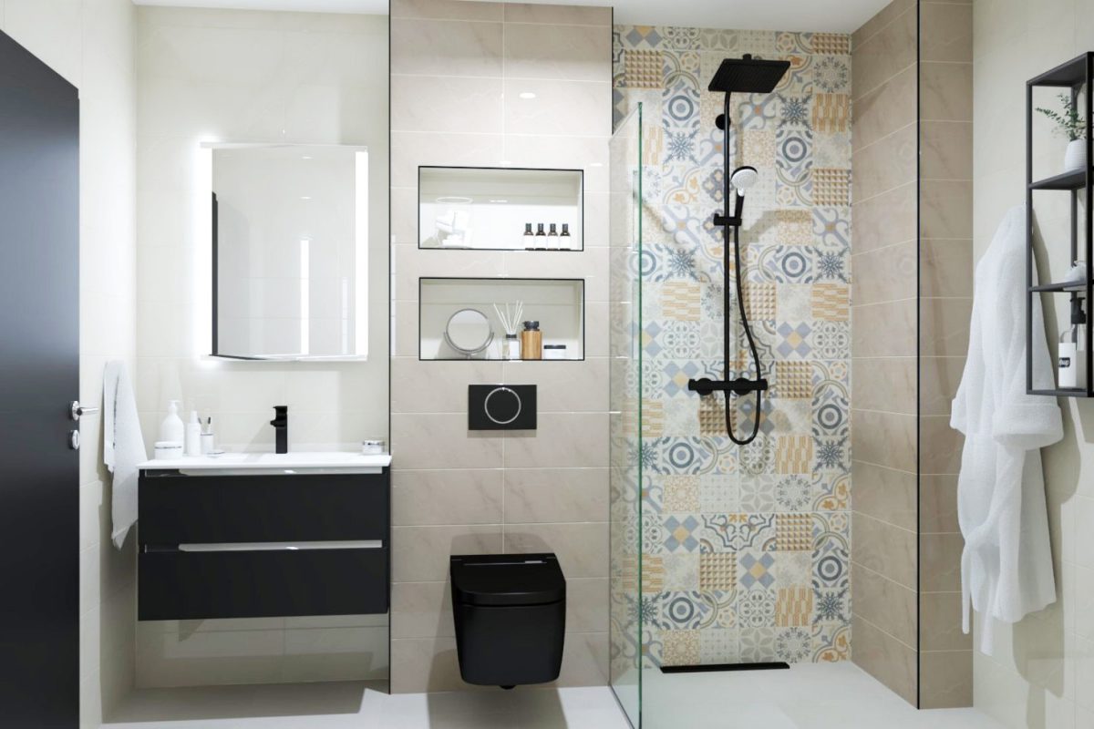 Gravel Moka 20x60 серия плочки за баня - Image 2