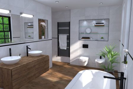 Elbert 33.3x55 серия плочки за баня