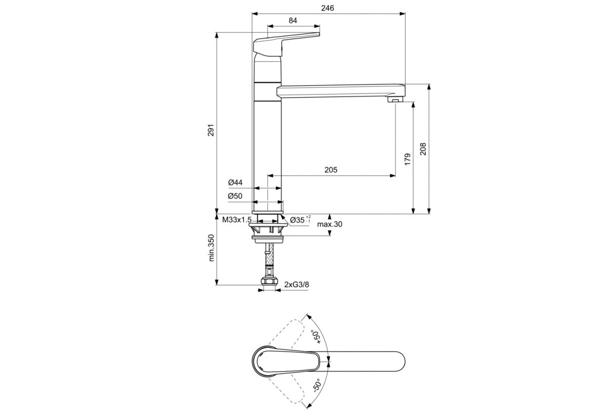 Кухненски смесител SevaL BC393FQ - Image 2