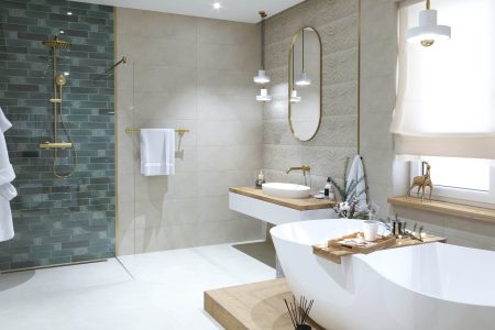 Village Soft Sable 30x90 серия плочки за баня