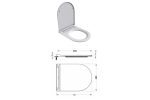 Конзолна тоалетна Leo с капак Vento - Image 5