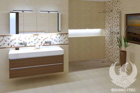 Wavy Bone 30x90 серия плочки за баня